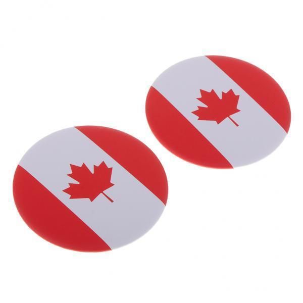 2- National Metal Flag  Badge Souvenir Medal For Lapel