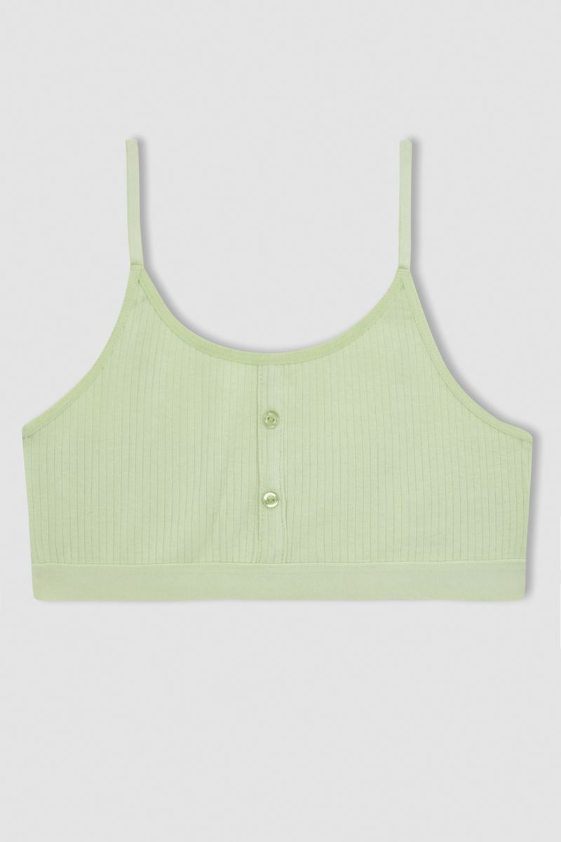 Girl Casual Regular Fit Bra - Green
