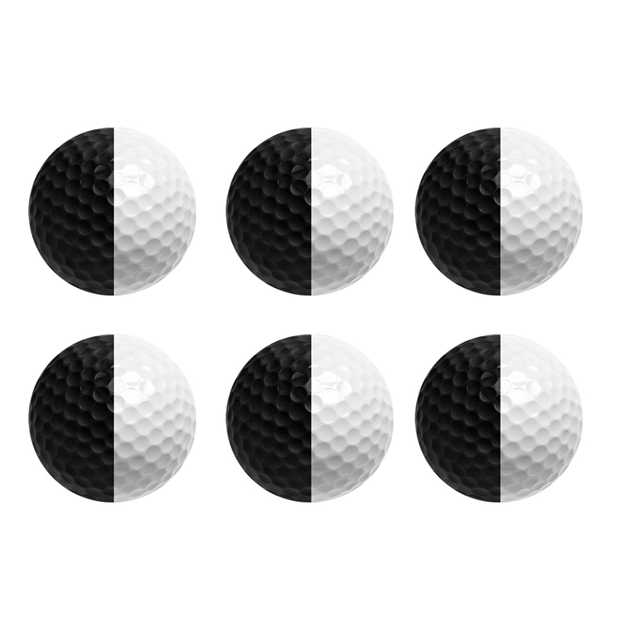 Golf Ball Two-Color Three-Tier Putter Practice