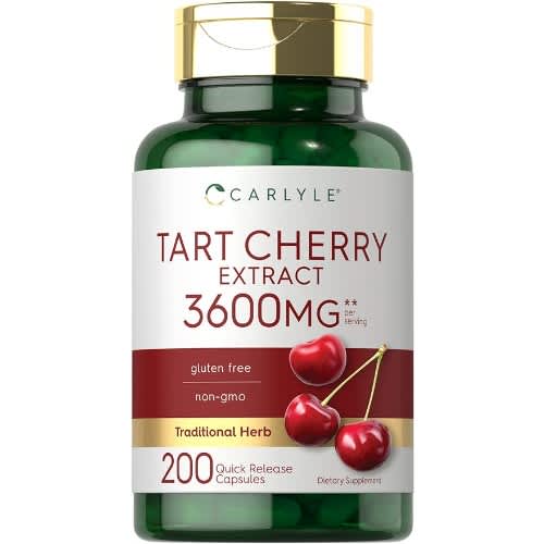 Tart Cherry Extract Capsules | 200 Count | Traditional Herb Supplement