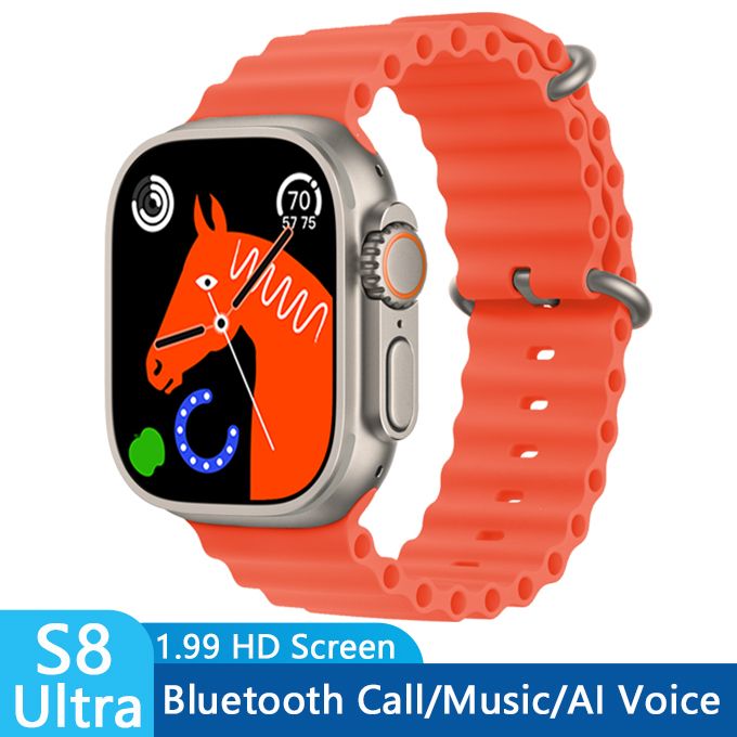 Series 8 Ultra Sport Smart Watch 1.99'' HD Full Screen Bluetooth Call Smartwatch S8 For Android & IOS