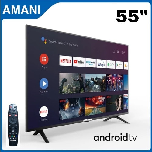 Amani 55" Android Smart Tv - 4k View
