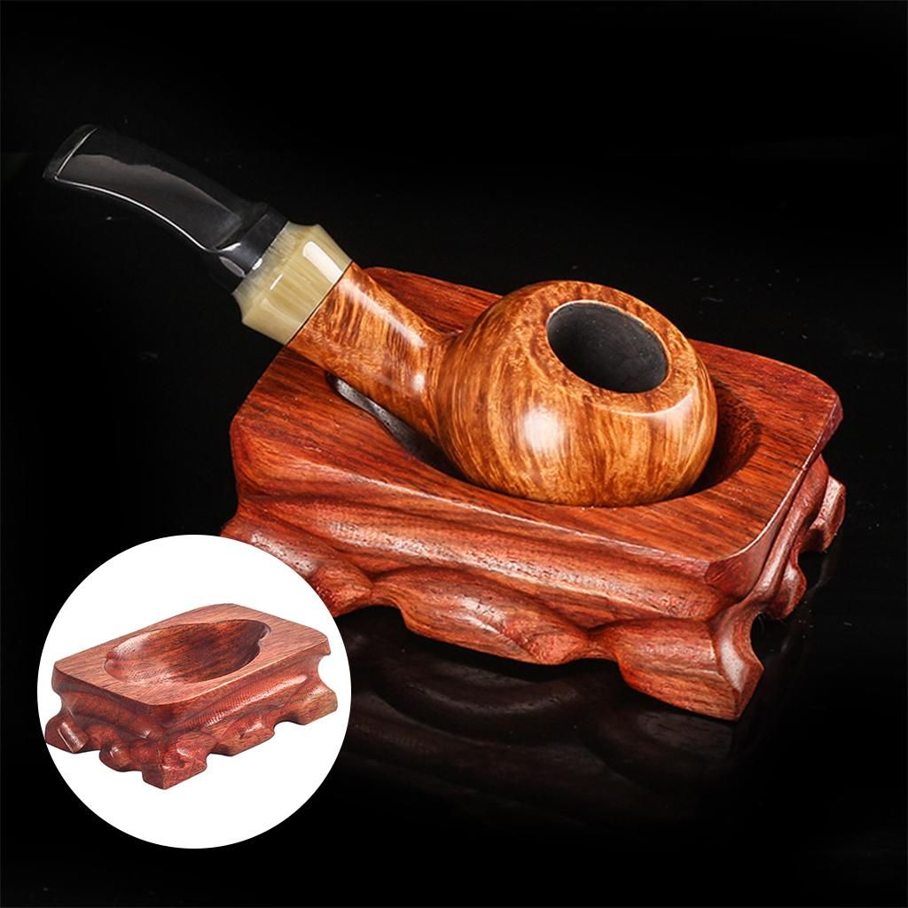 Handmade  Pipe Rack Smoking Holder Pipe Stand Office