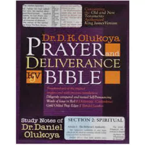 Kjv Prayer And Deliverance Bible - By Dr. D.k Olukoya