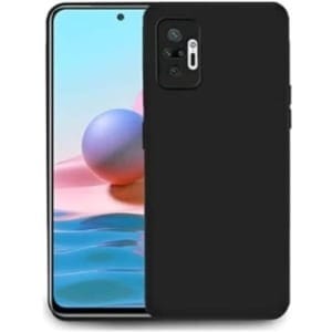 Silicon Back Case For Redmi Note 10 2021 - Black
