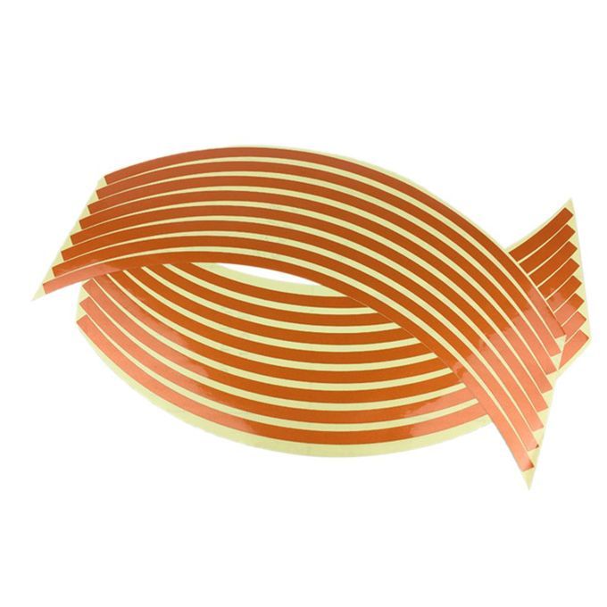 Fluores Ent Rim Tape Sti Kers Wheel Stripes De Als For Motor Y Le Wheels-Orange-10