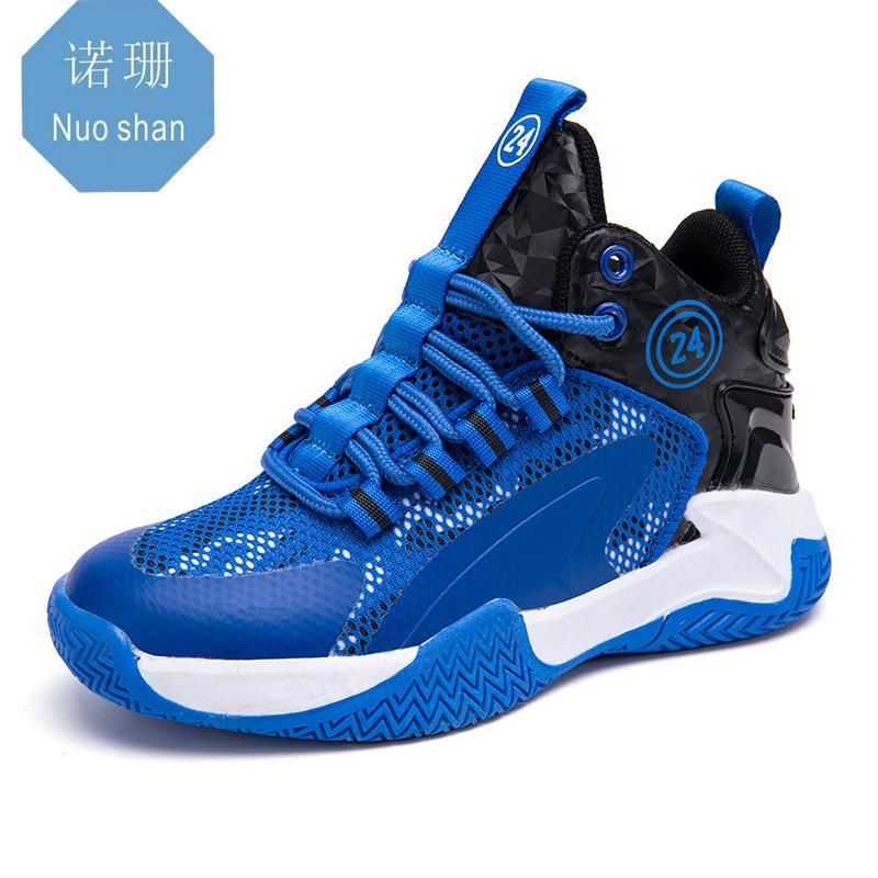 Boys basketball shoes new sports basketball shoes Blue