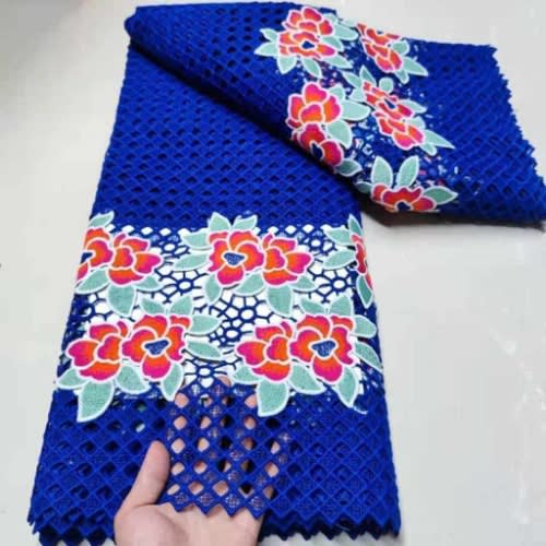 Embroidery Cord Lace - Royal Blue