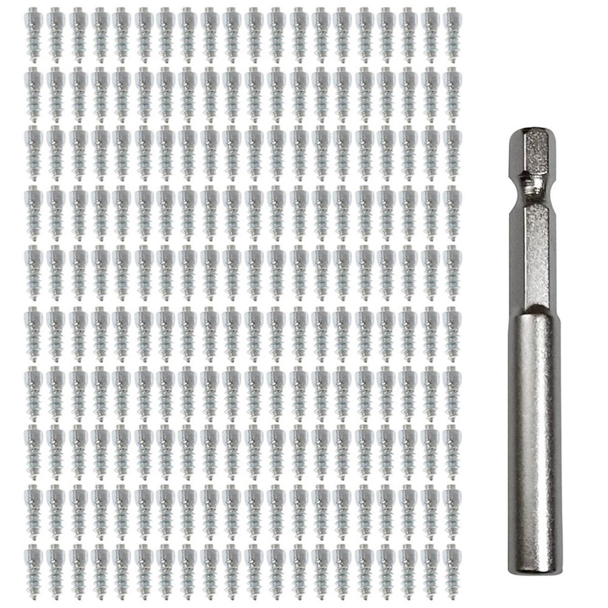 200 Pcs Stud Screw 12mm Auto Car SUV ATV Anti-Slip Screw