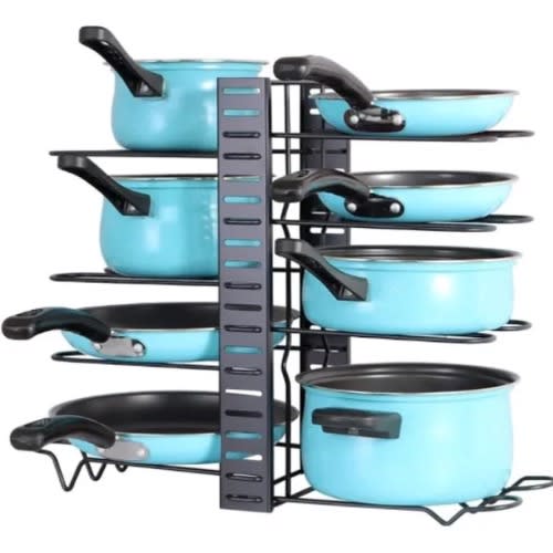 Pots And Pans Organizer-8 Tiers