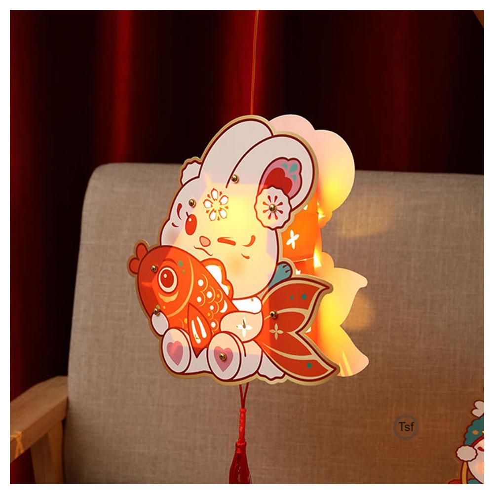 2023 Year Of The Rabbits Lantern Cute Cartoon Glowing Bunny