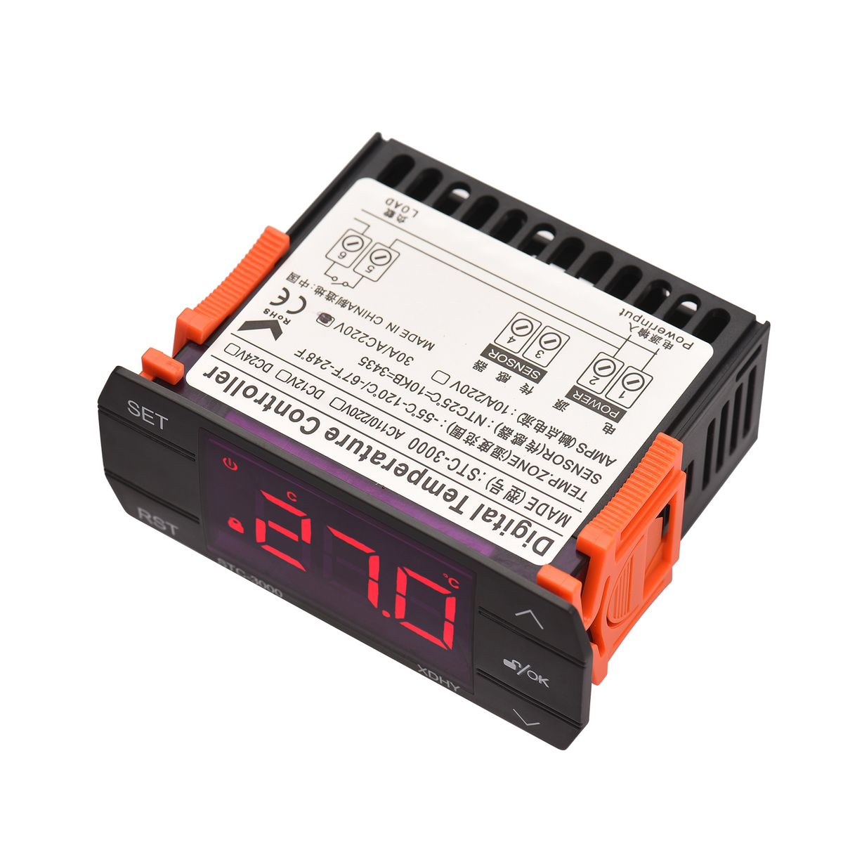 30A Digital Temperature Controller STC-3000 Intelligent