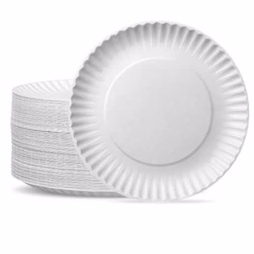 Disposable Plates - Size 9'' - 100 Pieces