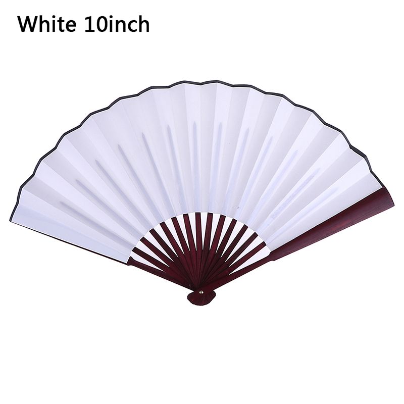 Sur Folding Fan Cloth Silk Style Decor Party 1pc 8 Inch Fan Products Inch/10 Blank Fan Wedding Silk Cloth Hand Chinese Held