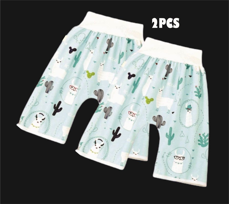 2pcs Baby/children Reusable Urine Absorber Diaper Short