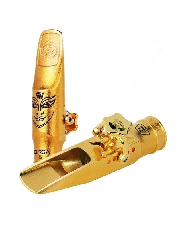 High Quality Professional Durga 5 Metal Mouthpiece Alto Tenor Soprano  Gold Plating Sax Mouthpiece Accessories 5 6 7 8