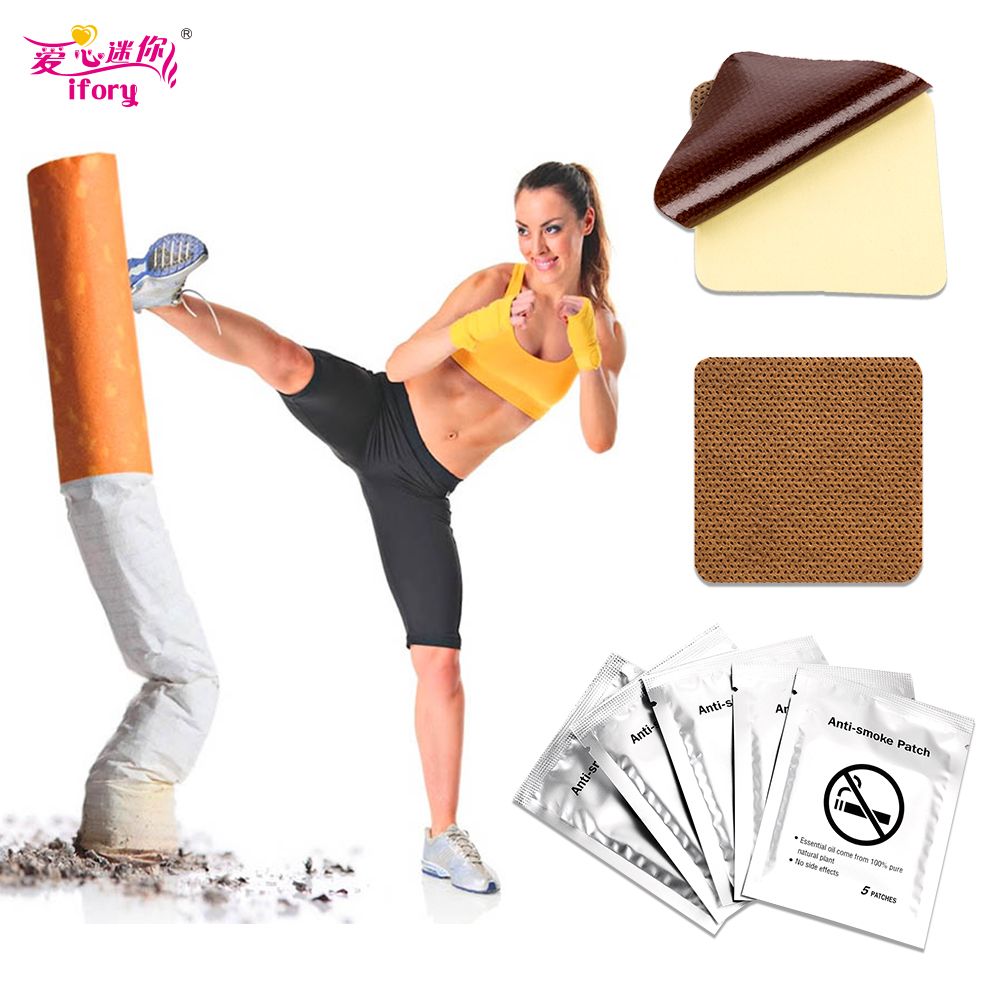 Black Anti-smoke Quit Relieve Temptation Ding Ifory 5*5 Smoking 150 Plaster Pieces Bags Of = Bulk 30 Men's Patch Cigarettes