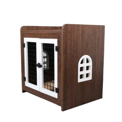 TD Metal And Wooden Kennel Dog Timber House With Windows