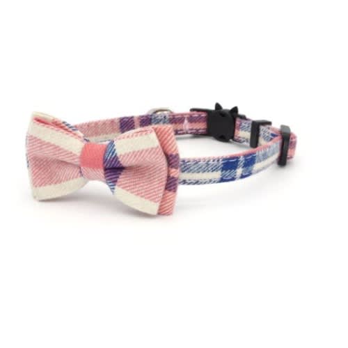 TD Cat Bow Tie Collar - Pink