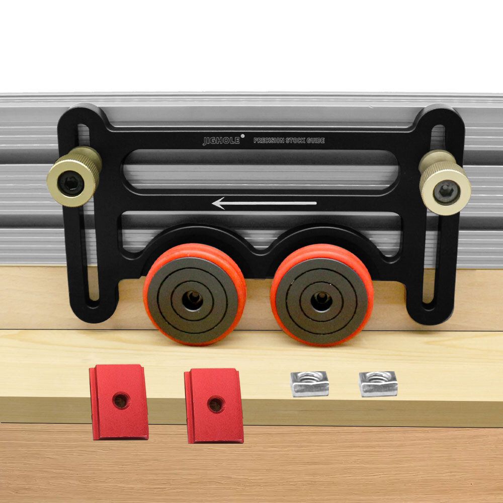 Aluminum Alloy Woodworking  Roller Guide Safety Loc Feather