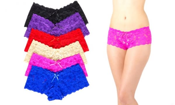 Ladies Lace Panties - Set Of 6