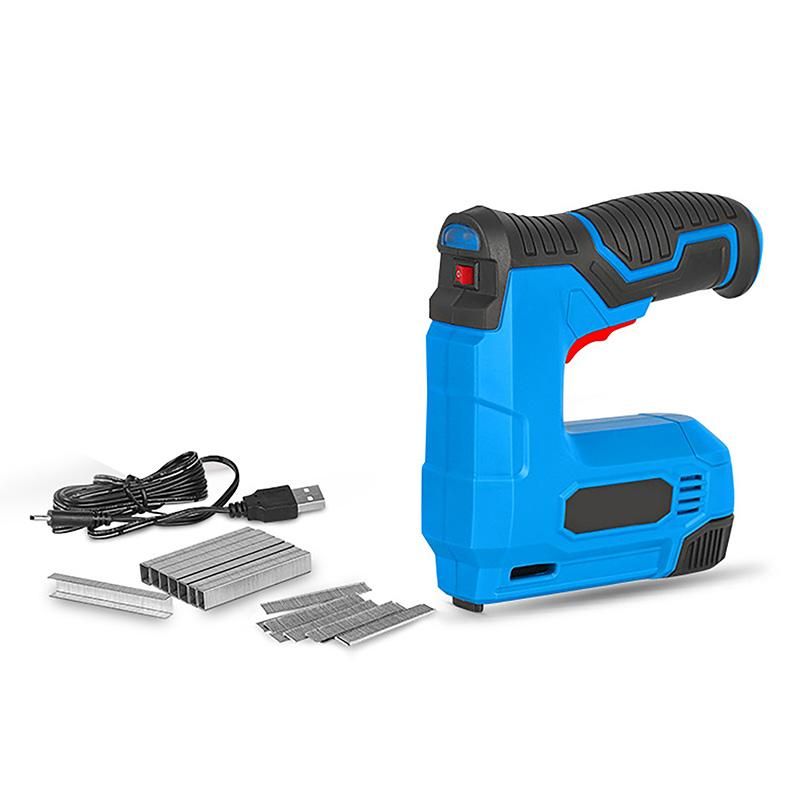Lithium Electric Nail Gun USB Rechargeable Small Portable 10mAh Lithium Battery Nail Gun For Books Woodworking Tools