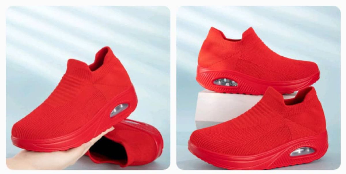 Ladies Casual Sneakers RED