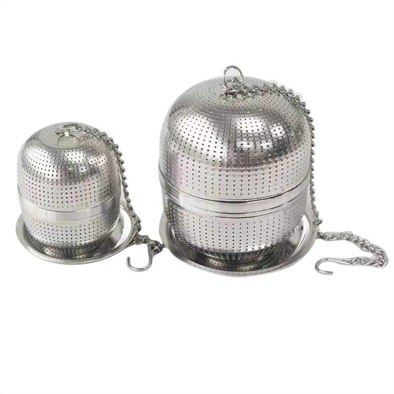Reusable Stainless Steel Tea Infuser Creative Tea Strainer With Hook Fine Mesh Coffee Filter Teapot Cup Spice Strainer
