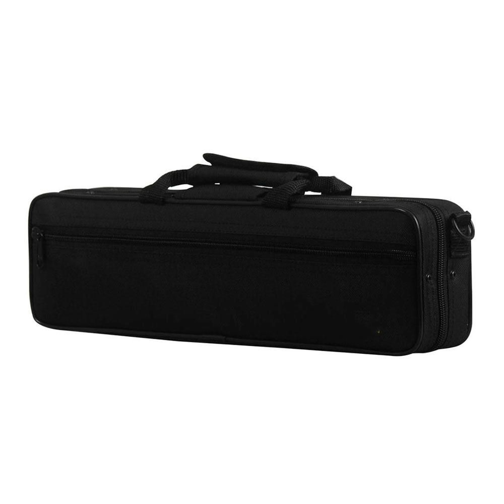 16 Holes C Flute Case Gig Bag Backpack Box Water-resistant 600D Foam Cotton Padding with Adjustable Single Shoulder Strap