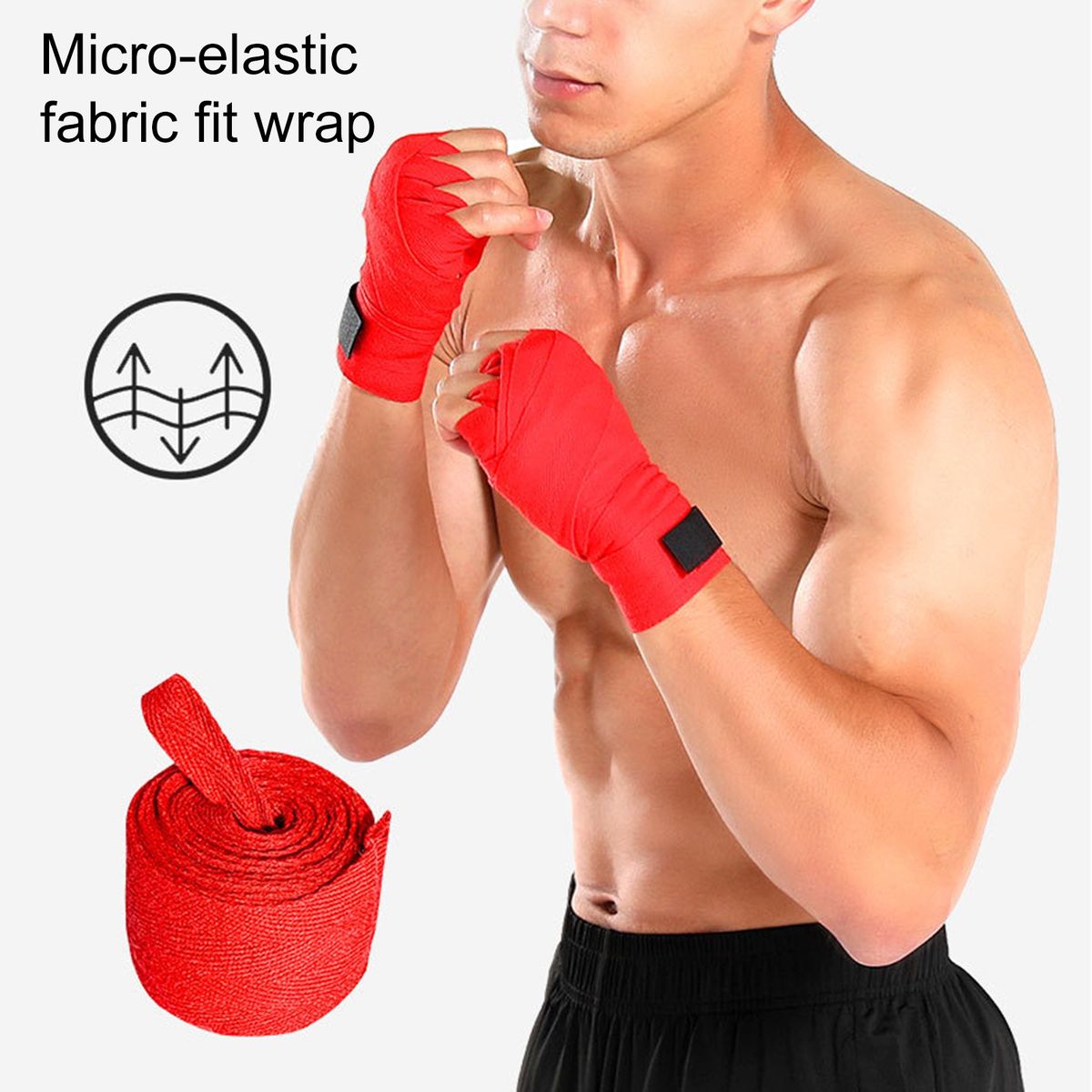 Boxing Bandage Boxing Sports Wraps Bandage Red