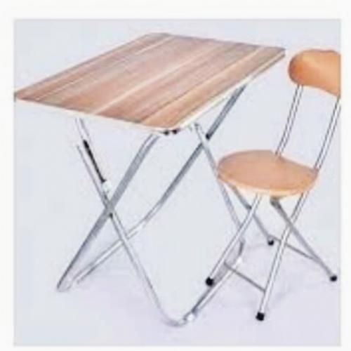 Adjustable Reading/ Laptop Table And Chair(Wood & Metal)