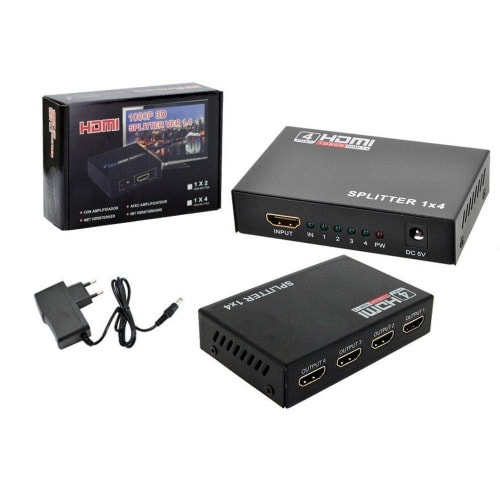 Hdmi Splitter 1&times;4 1080p 3d Ver.1.4