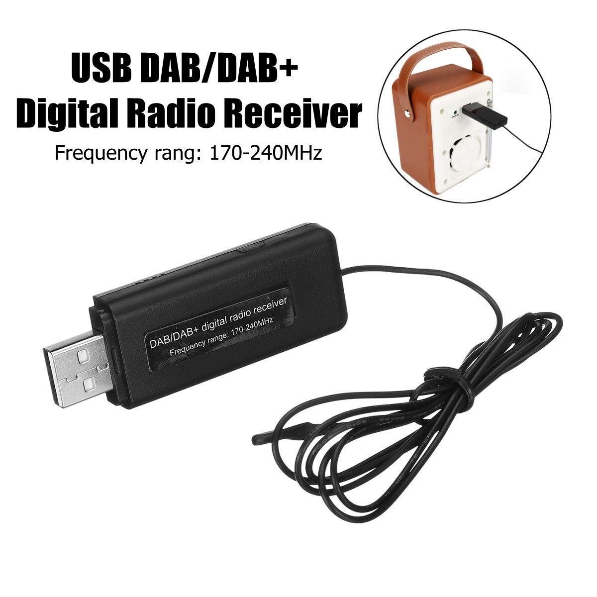 DAB USB Digital Radio-Receiver Adapter LCD Screen FM Transmitter Car Charger UK