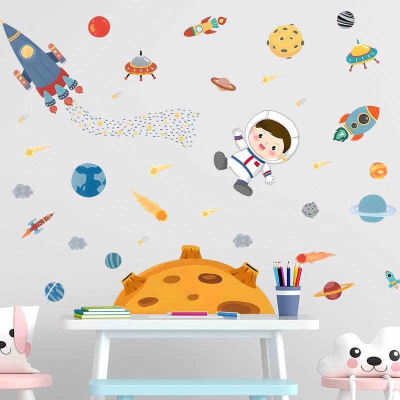 Kindergarten Wall Decoration Universe Theme Wall Sticker