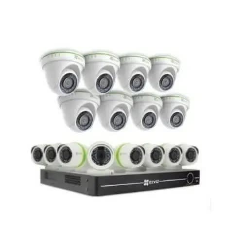 Cctv 16channel Dvr 1080p Ahd 8 Indoor + 8 Outdoor Camera With 2tb Hard Disk