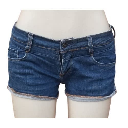 Ladies Lowwaist Bumshort - Blue