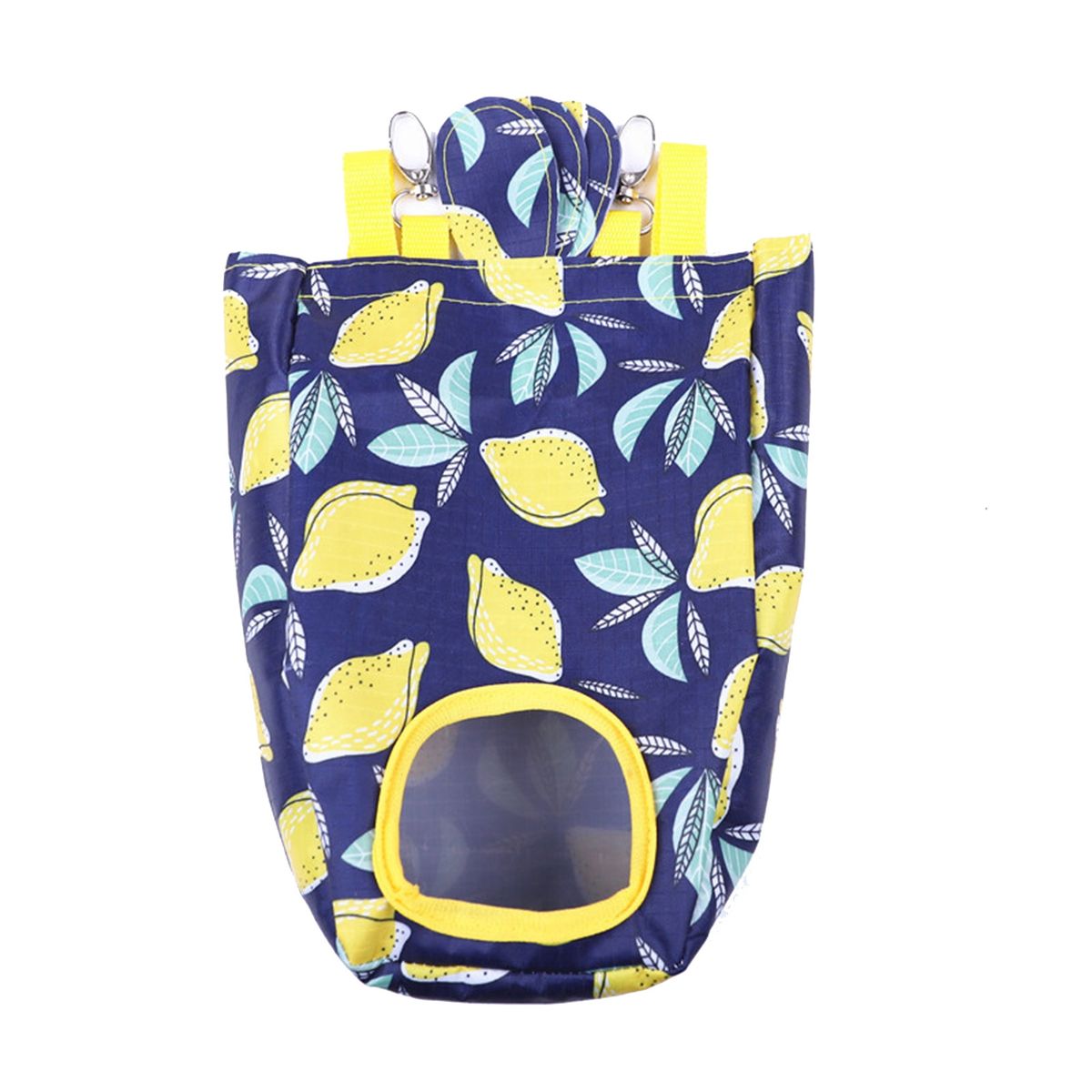 Pet Hay Bag Chinchilla Hanging Hay Bag Food Dispenser Blue