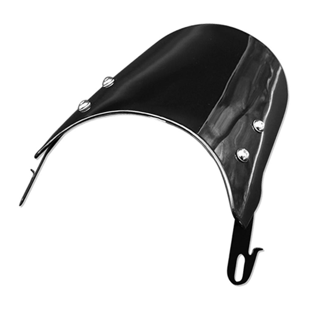 Front Fairing 5-7inch Black Windshield Windscreen For Suzuki GN125