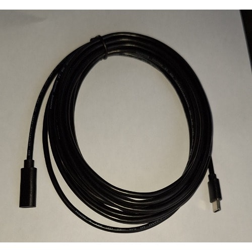 USB Type C Extension Male To Female Cable - 5m