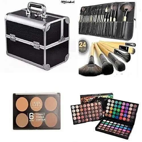 10" Makeup Box And Makeup Set