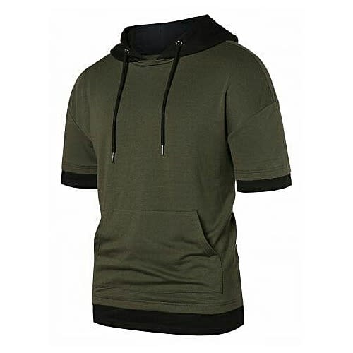 Custom Made  Hoodie - Black And Green