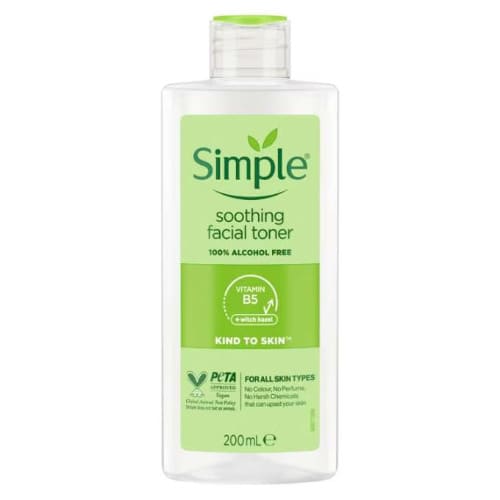 Simple Kind To Skin Soothing Facial Toner 200ml