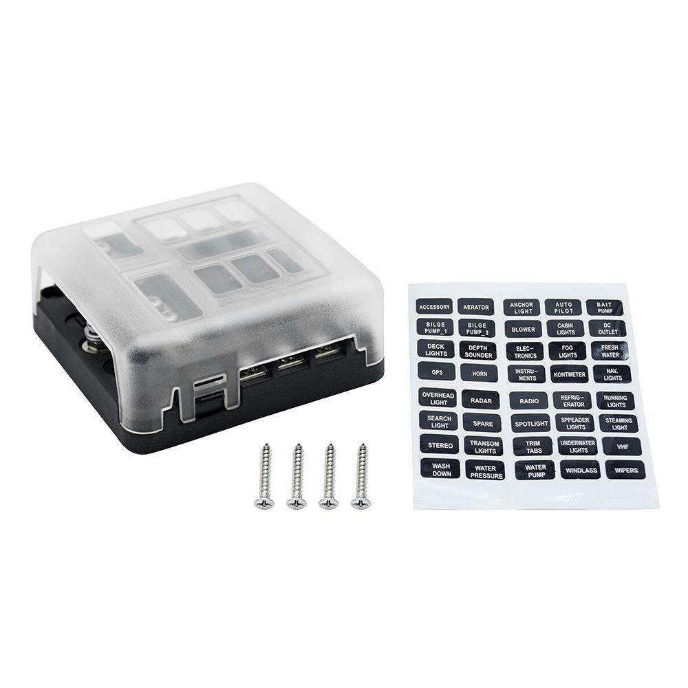 6 Way ATC/ATO Auto Universal Blade Fuse Holder Box 6-Circuit