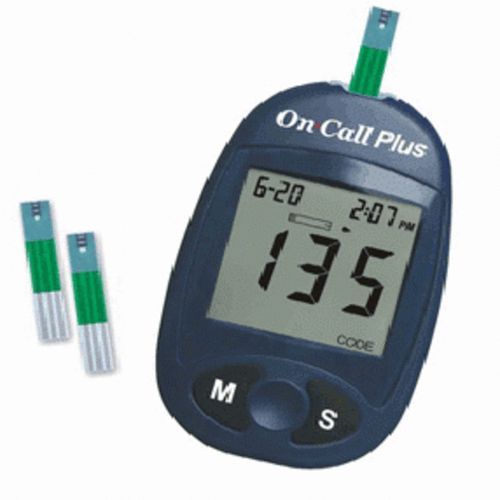 On Call Plus Blood Glucose Blood Sugar Monitoring System Kit