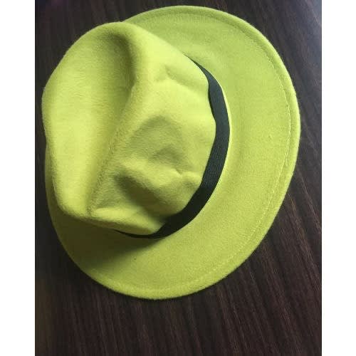 Lime Green Fedora Hat