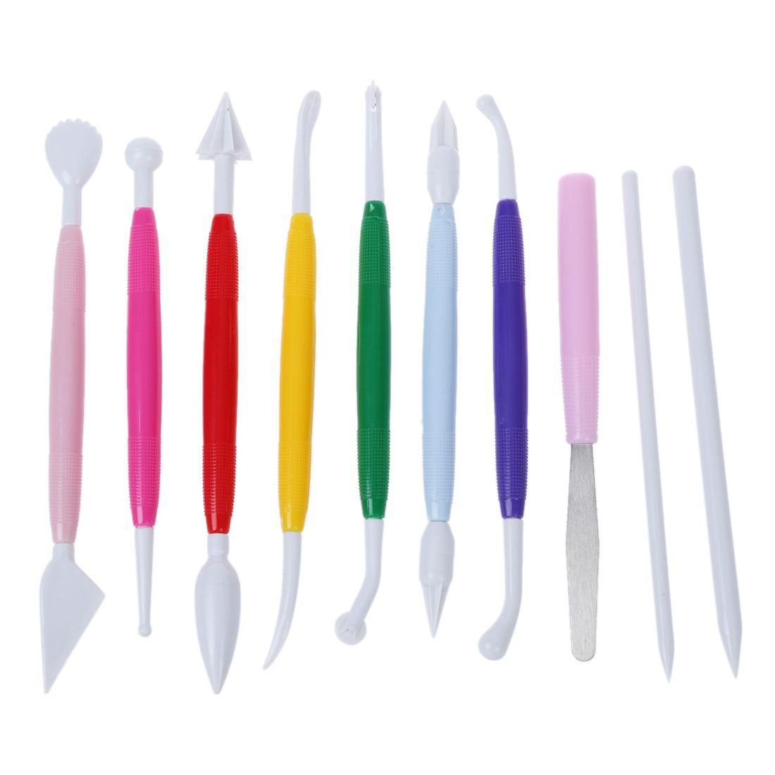 Cake Decorating Sugarcraft Modelling Tool Kit 10pcs)