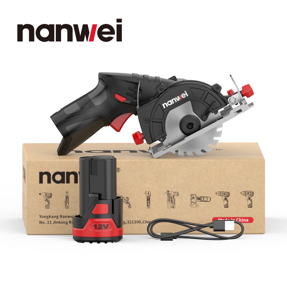 Type-c Interface Mini 12V Electric Circular Saw Compact And Easy To Carry