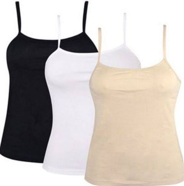 3 In 1 Ladies Camisole (stretch To Fit)