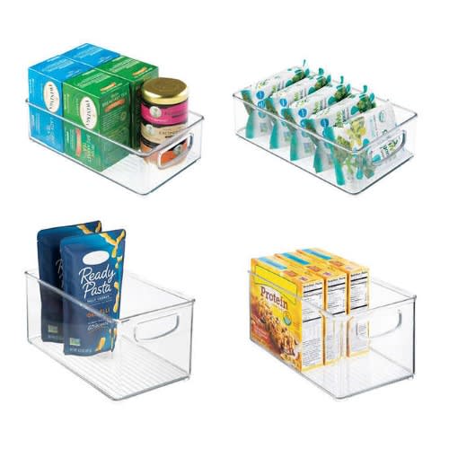 Idesign Kitchen Storage Bins, 4-piece Set