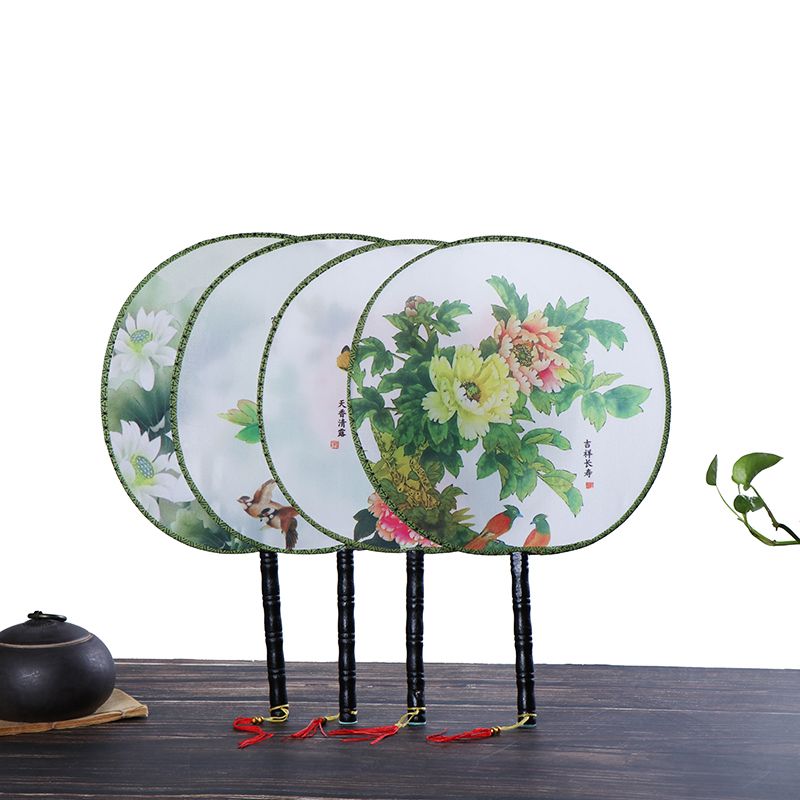 Shape Fan Fan Japanese Folding Cream Folding Portable Style Mini Travel Small Cloth Ice Fan Hand Cute 1PC Fan